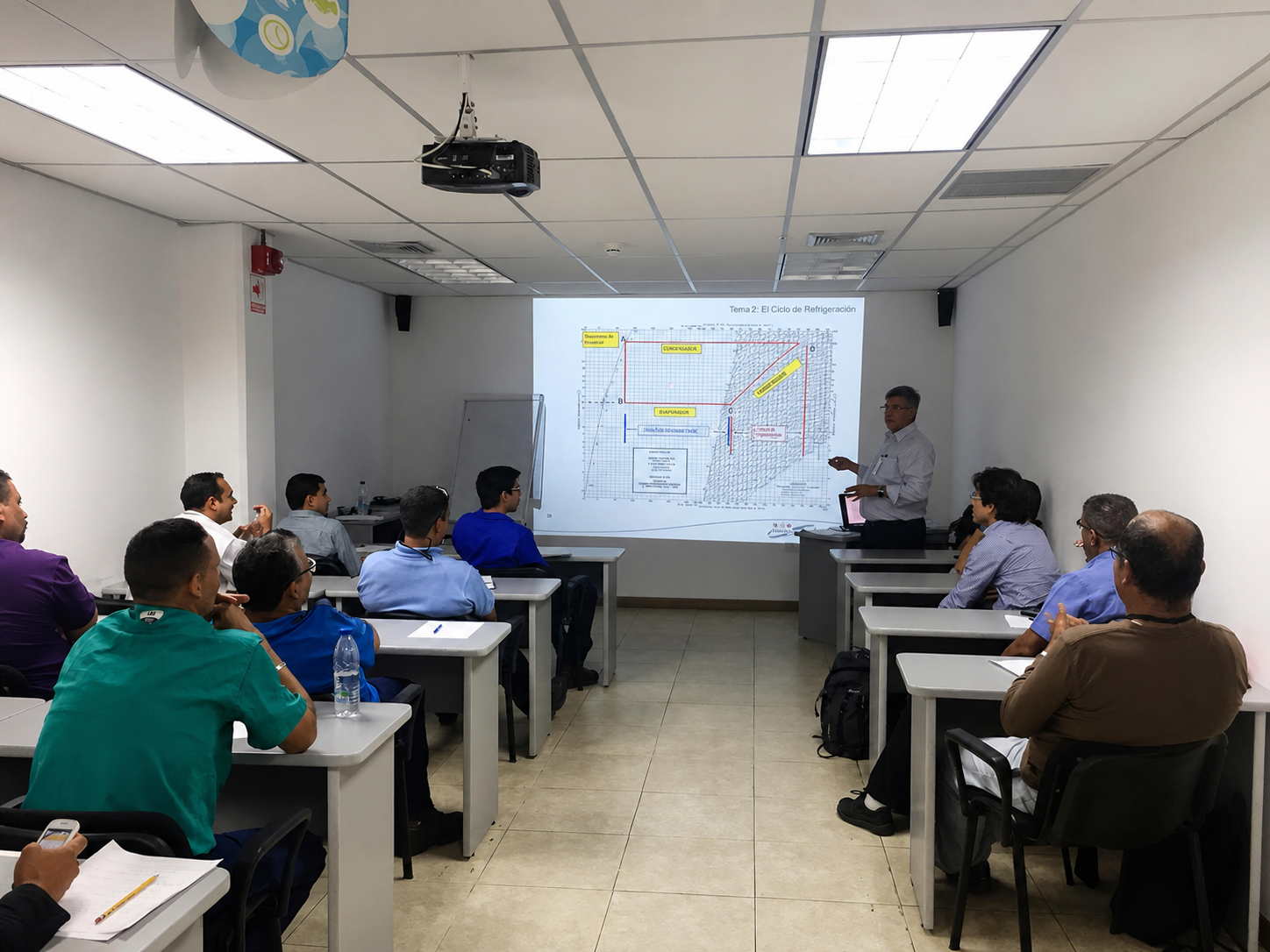 Capacitación técnica en refrigeración industrial impartida por Saider